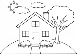 Free House Line Art, Download Free Clip Art, Free Clip Art on ...