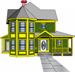 Mansion gingerbread house clip art at vector clip art - ClipartBarn