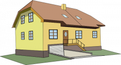 Colonial House Clip Art at Clker.com - vector clip art online ...