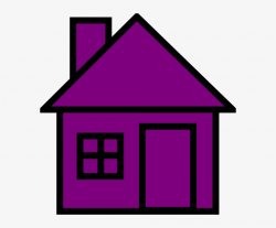 Purplehouse Clip Art At Clker - Purple House Clipart - Free ...