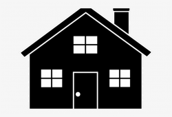 House Vector Art - House Clipart Black And White - Free Transparent ...