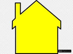 Yellow House Clip art, Icon and SVG - SVG Clipart