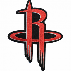Official Houston Rockets Logo Large Sticker Iron On NBA Basketball Patch  Emblem