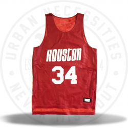 Kuhvit Customs Houston Rockets \'Olajuwon\' Custom Leather Jersey