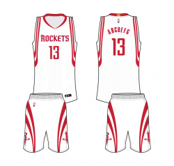 Houston Rockets Home Uniform - National Basketball ...