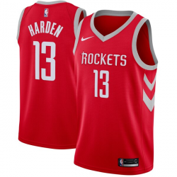 Men\'s Houston Rockets James Harden Nike Red Swingman Jersey - Icon Edition
