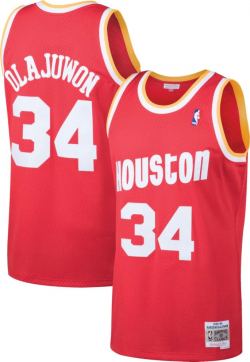 Mitchell & Ness Men\'s Houston Rockets Hakeem Olajuwon #34 Swingman Jersey