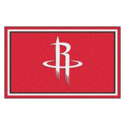 FANMATS NBA - Houston Rockets Red 4 ft. x 6 ft. Area Rug