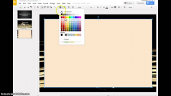 Adding a translucent shape in Google Presentations