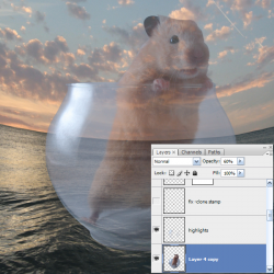 How to Create Glass Transparency in a Cute Photo Manipulation