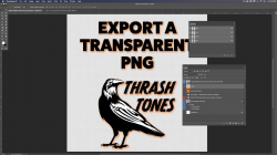 ThrashTones Tutorial: Export a Transparent PNG
