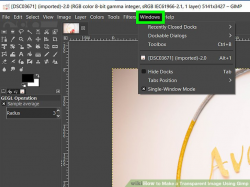 How to Make a Transparent Image Using Gimp (with Pictures)