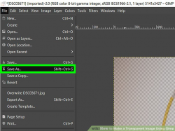 How to Make a Transparent Image Using Gimp (with Pictures)