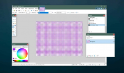 How to create a custom grid in Paint.net on Windows 10