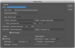 How to render a video in Photoshop with transparency ...
