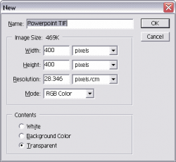 Photoshop TIFF and Alpha Channel Export for PowerPoint
