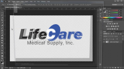 Use Photoshop and illustrator to create an image with a transparent  background for your website