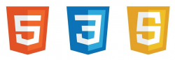 HTML5, CSS3, JS Logos\