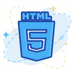 Html5 Logo Icon of Colored Outline style - Available in SVG ...