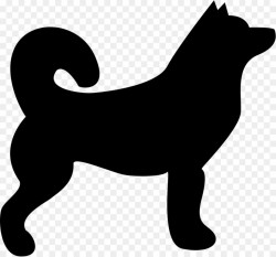 Black Line Background clipart - Husky, Dog, Black ...