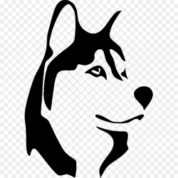 Cat Silhouette clipart - Husky, Silhouette, Face ...