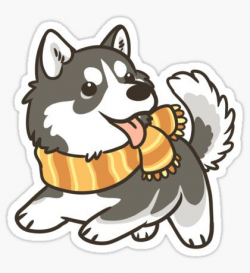 Husky clipart kawaii, Husky kawaii Transparent FREE for ...