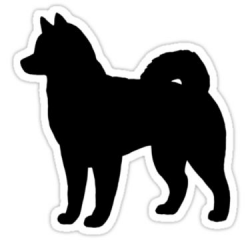 Free Siberian Husky Silhouette, Download Free Clip Art, Free ...