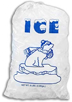 Amazon.com: Pinnacle Mercantile Plastic Ice Bags 10 Lb. With ...