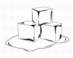 Melting Ice Cube Drawing at PaintingValley.com | Explore ...