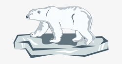 Clipart Transparent Stock Day - Polar Bear On Ice Clipart ...