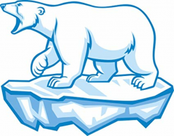 Amazon.com: Roaring Polar Bear on Ice Cartoon Vinyl Decal ...