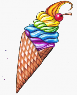Rainbow Ice cream\