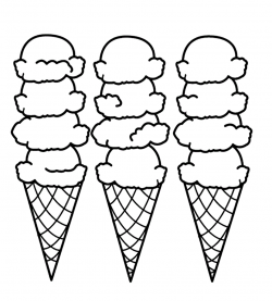 Ice cream black and white ice cream clipart black and white craft ...