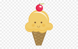 Cute Clipart Ice Cream - Clip Art Cute Ice Cream - Png Download ...