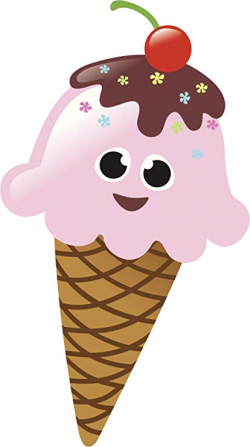 Amazon.com: Cute Happy Colorful Summer Nursery Kids Ice Cream Cone ...