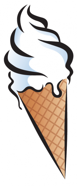 Ice cream black and white melting ice cream cone clipart black and ...