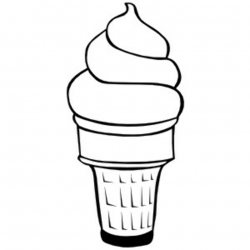 Ice cream cone black and white ice creamne clipart free - Cliparting.com