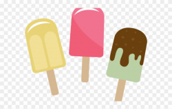 Popsicle Clipart Red Food - Cute Popsicle Ice Cream - Png Download ...