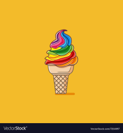 Rainbow Ice Cream