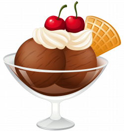 Chocolate Ice Cream Sundae Transparent Picture | Gallery ...