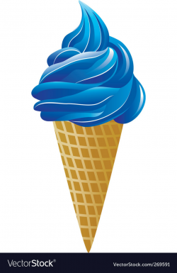 Blue ice-cream