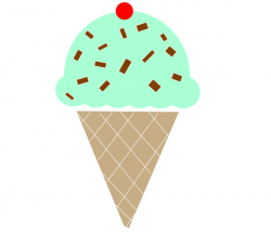Mint Icecream W/cherry Clip Art at Clker.com - vector clip ...