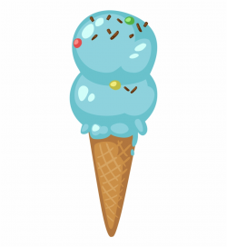 Download for free 10 PNG Ice cream cone clipart blue top ...