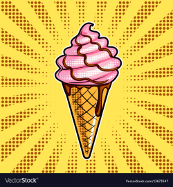 Ice cream pop art