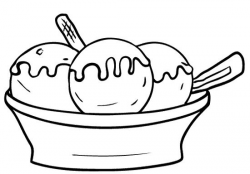 Ice cream black and white ice cream sundae bowl clipart ...
