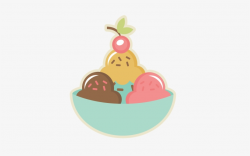 Ice Cream Sundae Clipart - Ice Cream Bowl Clipart PNG Image ...