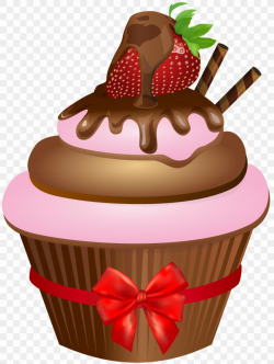 Ice Cream Sundae Cupcake Muffin Chocolate Cake, PNG ...