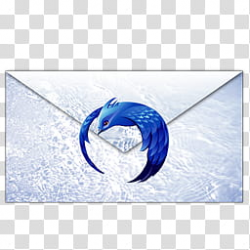 Thunderbird Ho Splash Screen, blue bird messenger ...