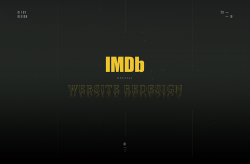 IMDb Official Redesign on AIGA Member Gallery
