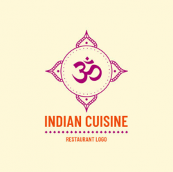 Classic Indian Cuisine Logo Maker 1832c